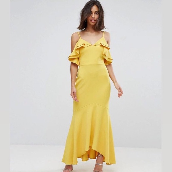 Yellow Mid Dress - Asos - Picture 8 of 8